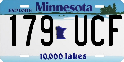 MN license plate 179UCF
