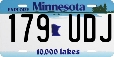 MN license plate 179UDJ