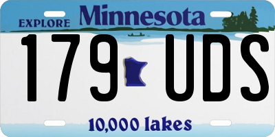 MN license plate 179UDS