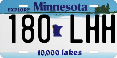 MN license plate 180LHH
