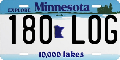 MN license plate 180LOG