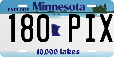 MN license plate 180PIX