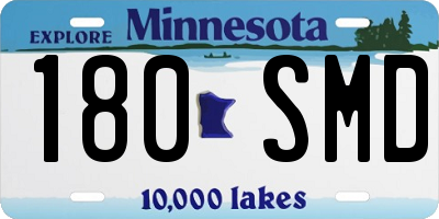 MN license plate 180SMD