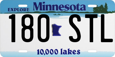 MN license plate 180STL