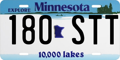 MN license plate 180STT