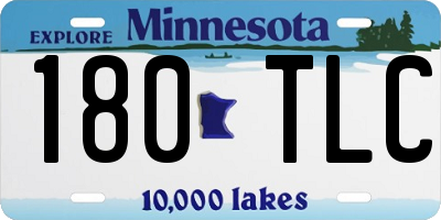 MN license plate 180TLC