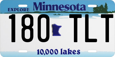 MN license plate 180TLT