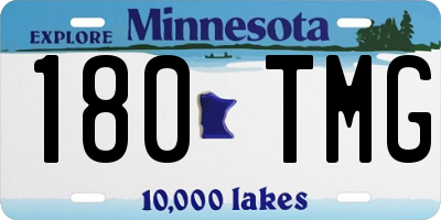 MN license plate 180TMG