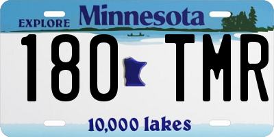 MN license plate 180TMR