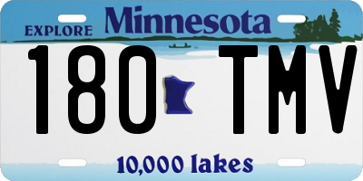 MN license plate 180TMV