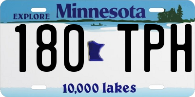 MN license plate 180TPH