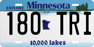 MN license plate 180TRI