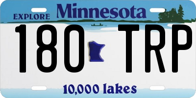 MN license plate 180TRP