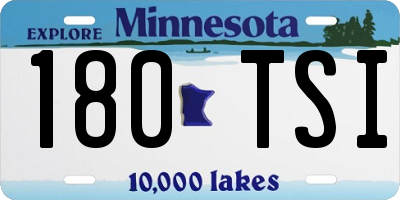MN license plate 180TSI