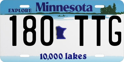 MN license plate 180TTG