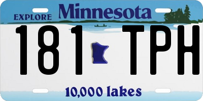 MN license plate 181TPH