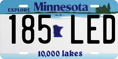 MN license plate 185LED