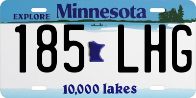 MN license plate 185LHG