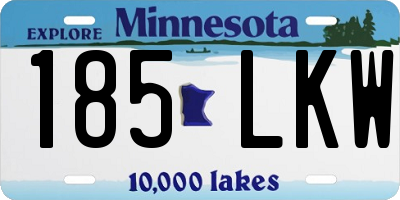 MN license plate 185LKW