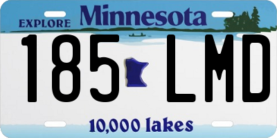 MN license plate 185LMD