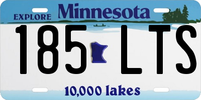 MN license plate 185LTS
