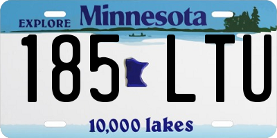 MN license plate 185LTU