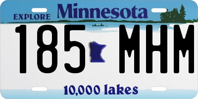 MN license plate 185MHM