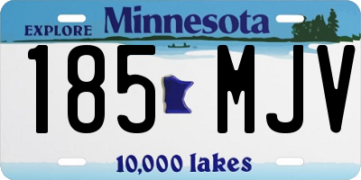 MN license plate 185MJV