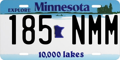 MN license plate 185NMM