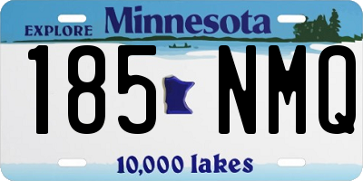 MN license plate 185NMQ