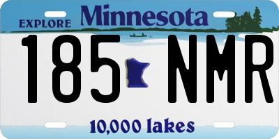 MN license plate 185NMR