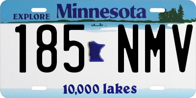 MN license plate 185NMV