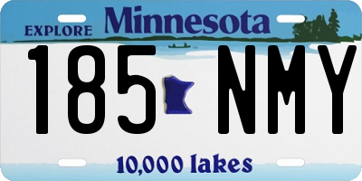 MN license plate 185NMY