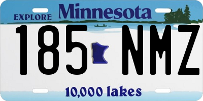 MN license plate 185NMZ