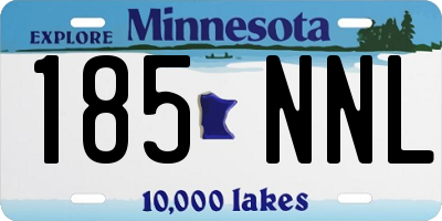 MN license plate 185NNL