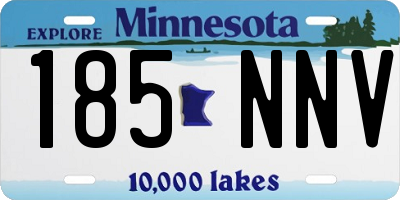 MN license plate 185NNV