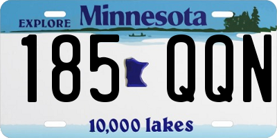 MN license plate 185QQN