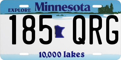 MN license plate 185QRG