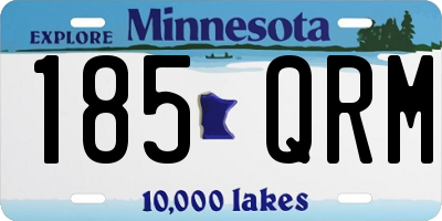 MN license plate 185QRM