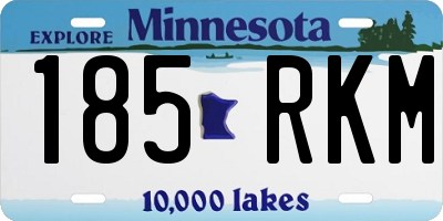 MN license plate 185RKM