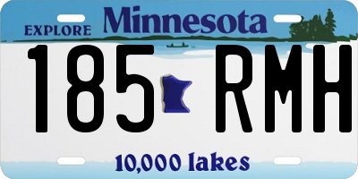MN license plate 185RMH