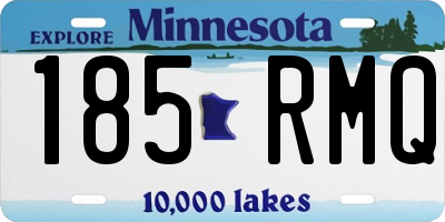 MN license plate 185RMQ