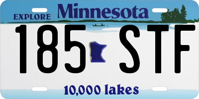 MN license plate 185STF