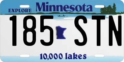 MN license plate 185STN