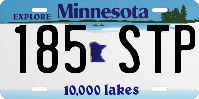 MN license plate 185STP
