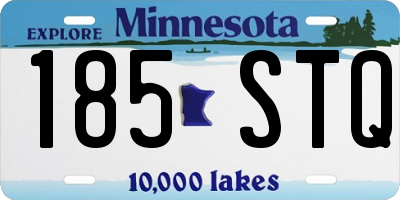 MN license plate 185STQ