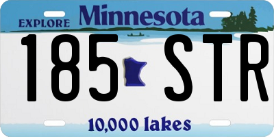 MN license plate 185STR