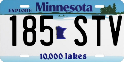 MN license plate 185STV