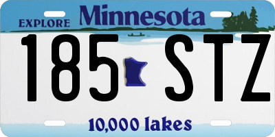 MN license plate 185STZ