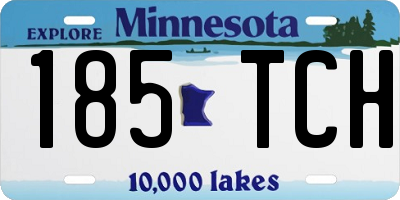 MN license plate 185TCH